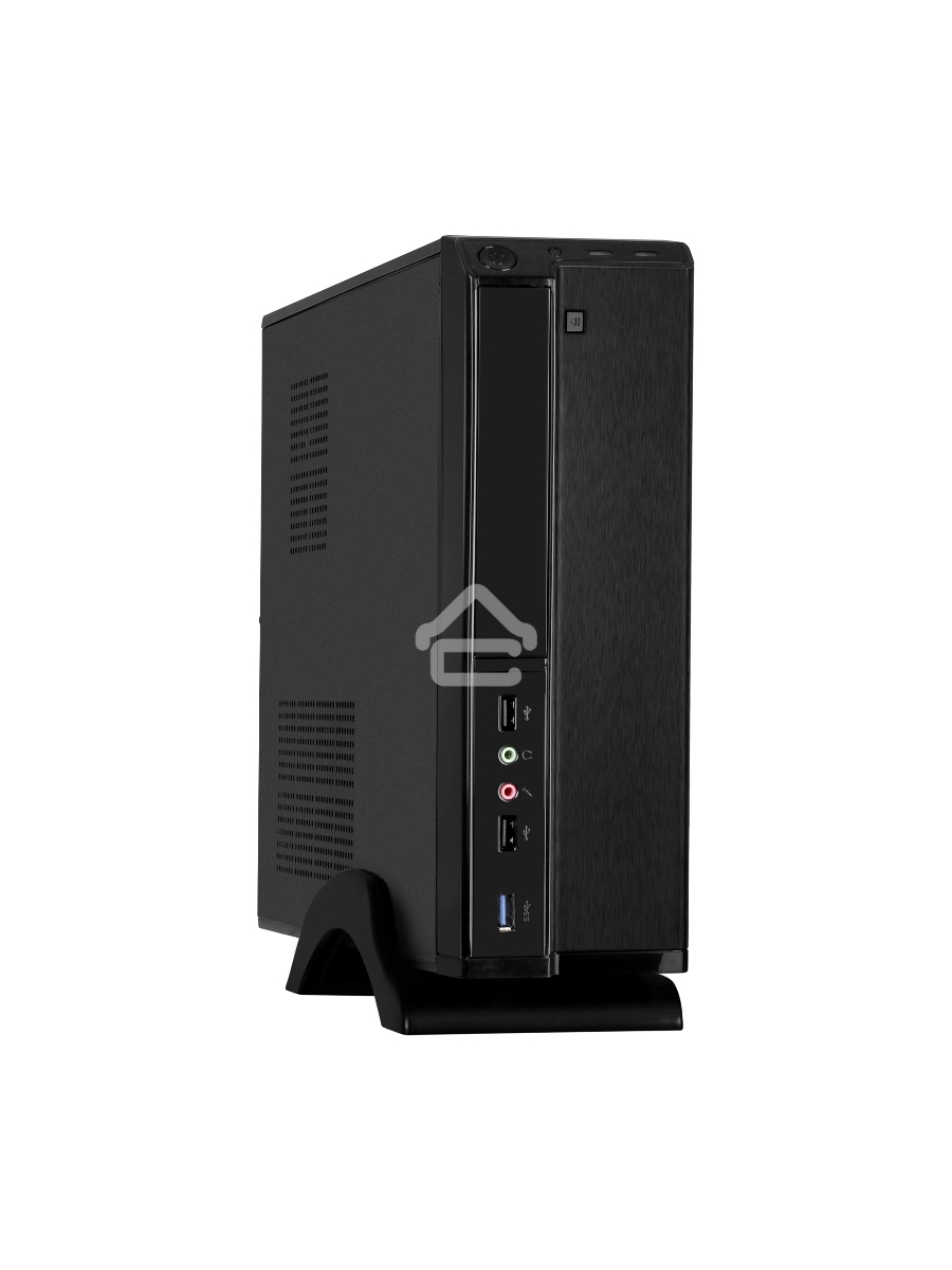 Компьютерный корпус Desktop ExeGate MI-207U (mini-ITX/mATX, без БП, 2*USB+1*USB3.0, аудио, черный)