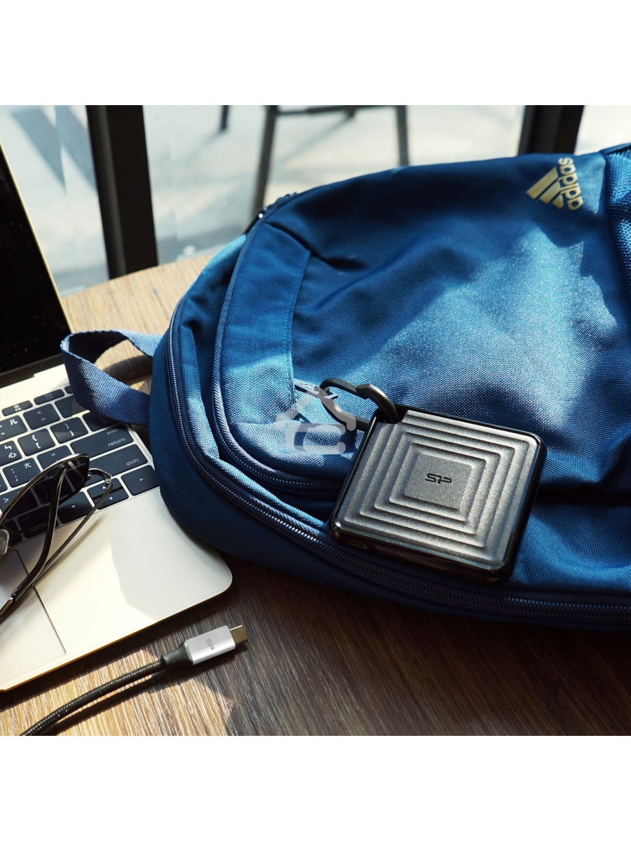 Твердотельный диск 2TB Silicon Power PC60, External, USB 3.2 Type-C [R/W - 540/500 MB/s] черный