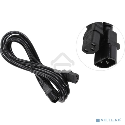 Кабель монитор-компьютер (UPS->уст-во) ExeGate Power EC-5P (С13->С14) VDE-250V-3*0,5-CU, 6A, 5м
