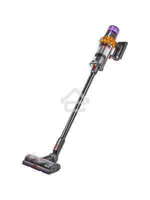 Пылесос вертикальный Dyson V15 Detect Absolute (SV47) желтый/никель, питание от аккумулятора, 220 Вт, уборка сухая, пылесборник 0.76 л, работа от АКБ max - 60 мин