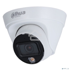 Уличная турельная IP-видеокамера Dahua DH-IPC-HDW1439TP-A-LED-0280B-S4 Full-color 4Мп, 1/3” CMOS, объектив 2.8мм, LED-подсветка до 30м, IP67, корпус: металл