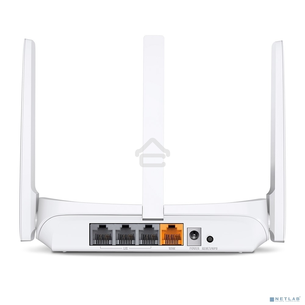 Роутер Mercusys MW306R 300 Mbps Multi-Mode Wireless N Router, 3 × Fixed External Antennas, 3× 10/100 LAN Port, 1× 10/100 WAN Port, 4 in 1- Access Point/Router/Range extender/WISP Mode, WPS/Reset Button, Parental Controls, Guest Network