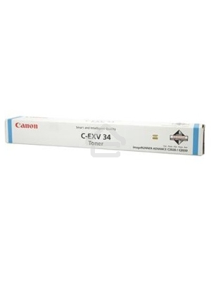 Картридж лазерный Canon C-EXV34C голубой (16000 стр.) для Canon iR C9060/C9065/C9070