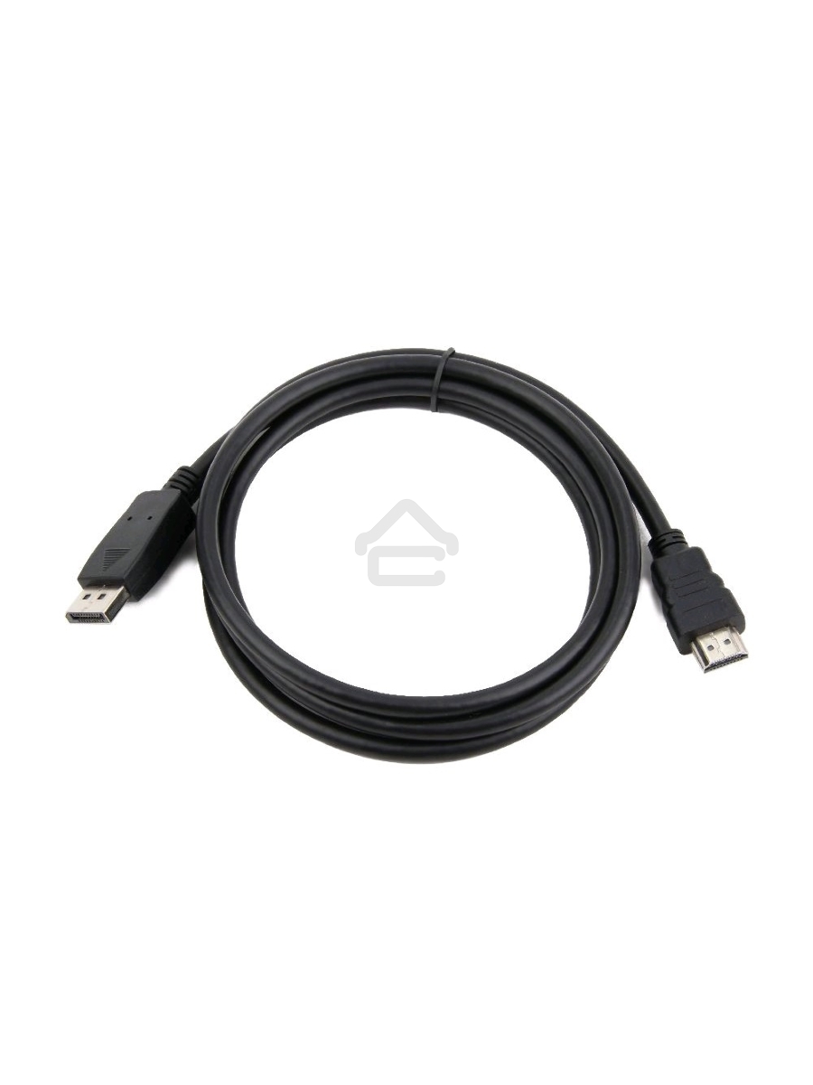 Кабель DisplayPort-HDMI Gembird/Cablexpert 1м, 20M/19M, черный, экран, пакет(CC-DP-HDMI-1M)