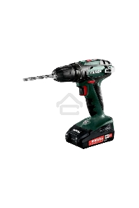 Дрель-шуруповерт Metabo BS 18  602207560, Аккумуляторный, 18В, 2 АКБ, Кейс