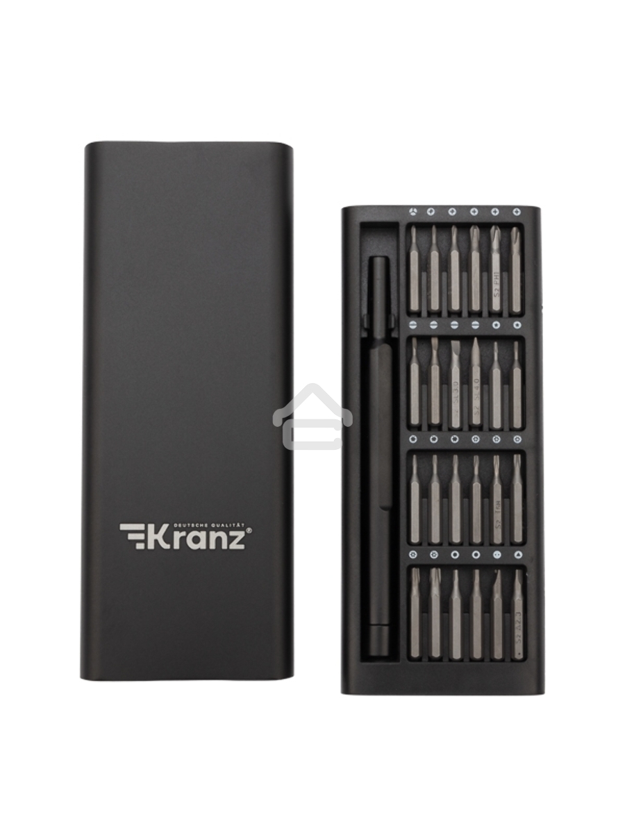 Набор отверток для точных работ KRANZ RA-03, 25 предметов