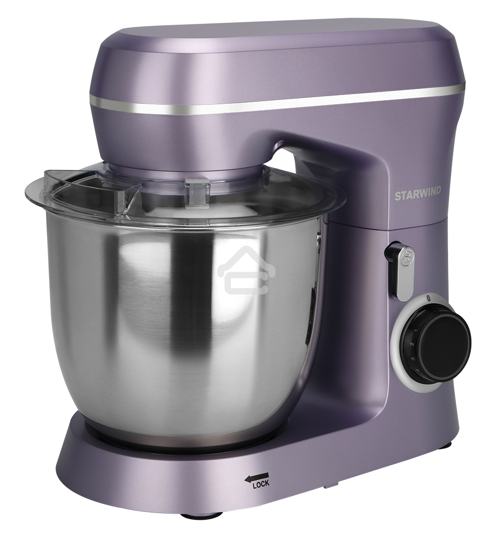 Миксер планетарный Starwind SPM6162 1300 Вт, лавандовый