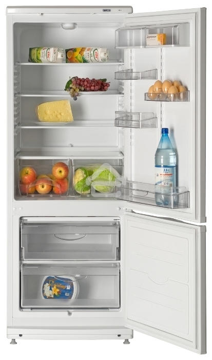 Холодильник Atlant XM-4009-022 белый двухкамерный 201/63л морозилка снизу