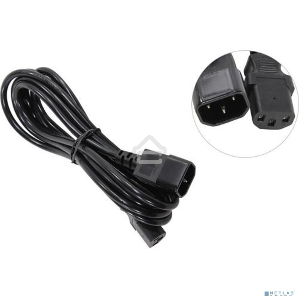 Кабель монитор-компьютер (UPS->уст-во) ExeGate Special EC-3S (С13->С14) 3x0.5, CCA, 3м