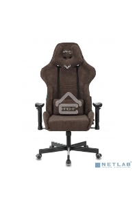 Кресло игровое Бюрократ VIKING KNIGHT LT10 FABRIC коричневый крестовина металл/пластик