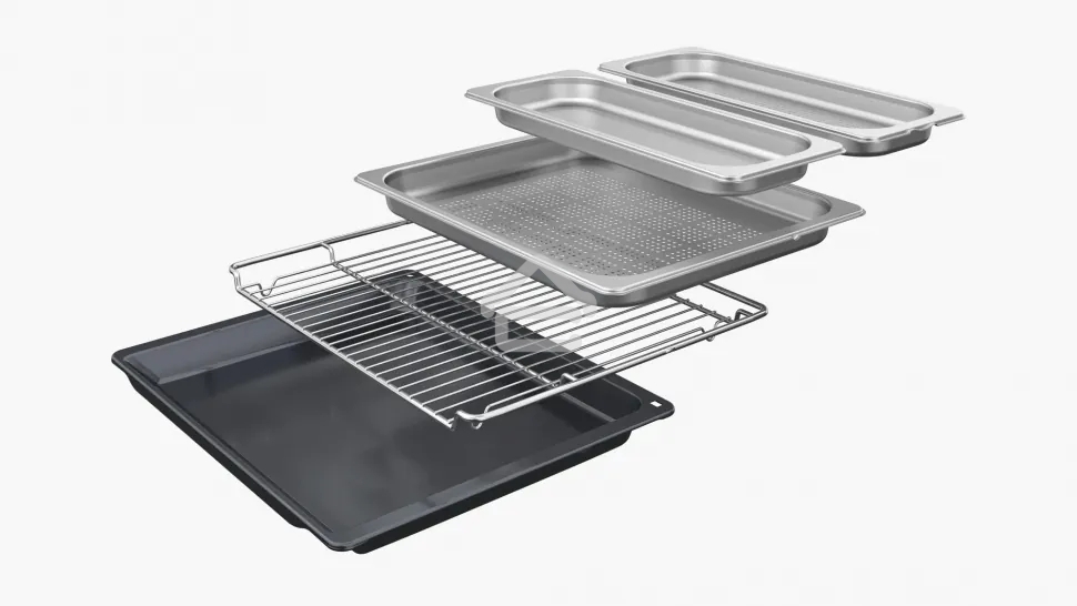 Компактный духовой шкаф-пароварка, черный, 14 режимов + комбинированные режимы, функция приготовление на пару 100%, 4-слойное остекление, 3 цветных текстовых TFT-дисплея 2,5