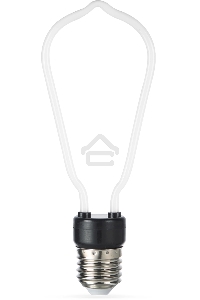 Лампа светодиодная Gauss Filament 4Вт цок.:E27 трубка 220B св.свеч.бел.теп. (упак.:10шт)
