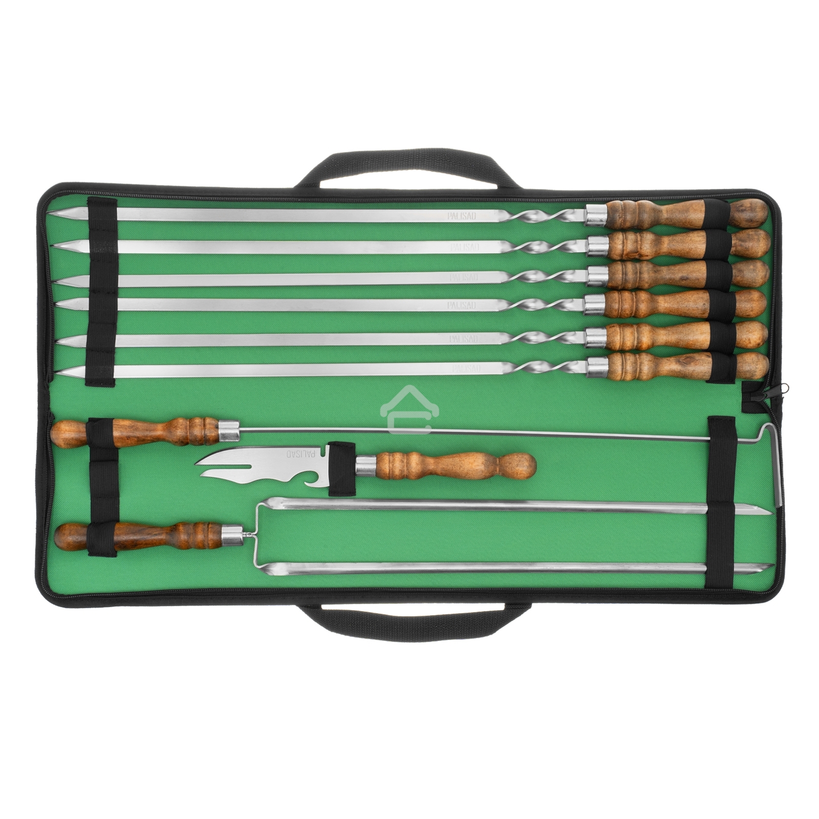 Набор шашлычный Palisad  9 предметов в сумке, Camping