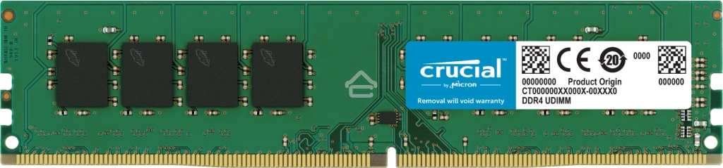 Оперативная память Crucial, DDR4, 8GB (1x8GB), 3200MHz, CL22, DIMM
