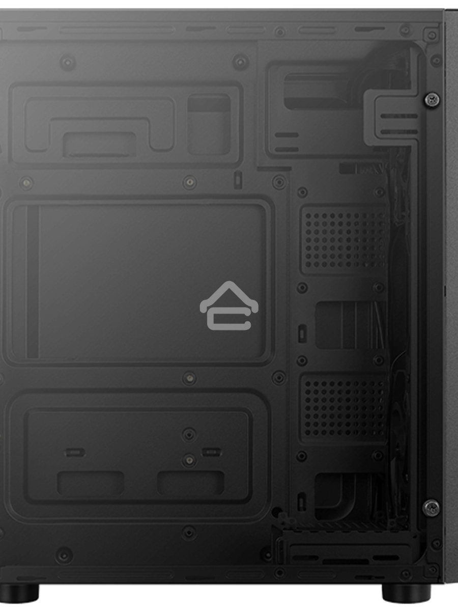 Компьютерный корпус Aerocool / Formula Glider Cosmo V1 без БП, ATX, боковое окно (закаленное стекло), черный