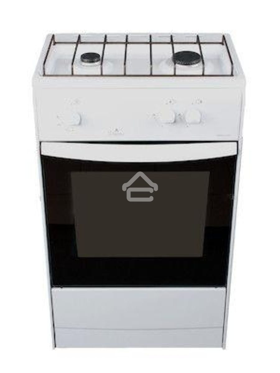 Плита газовая Darina 1AS GM 521 001 W белый/черный, конфорок 2 шт, духовка 45 л, 50 см x 85 см x 41 см