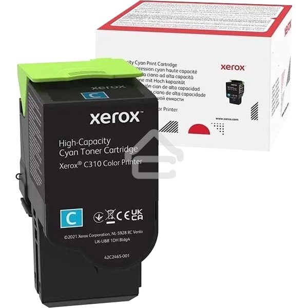 Картридж лазерный Xerox C310 голубой 5,5K (006R04369)