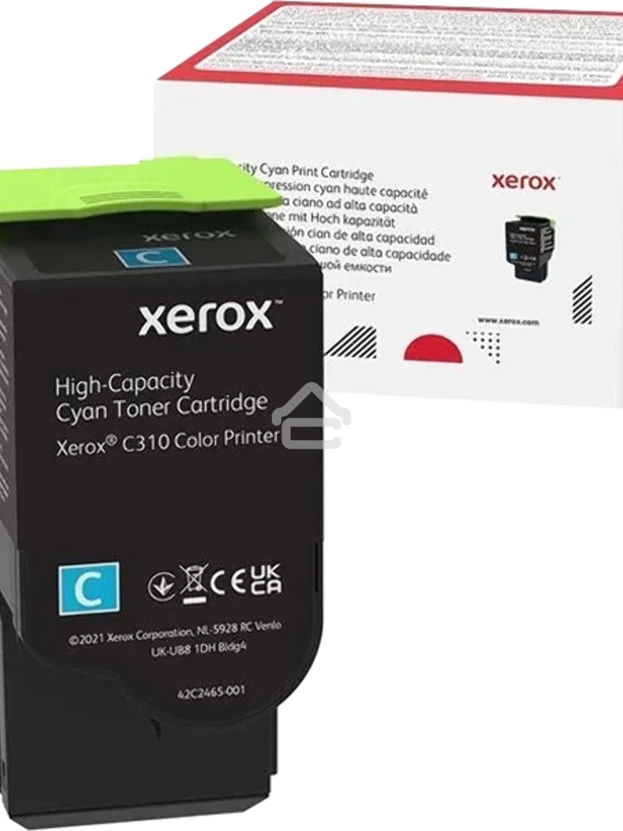 Картридж лазерный XEROX C310 голубой 5,5K (006R04369)