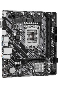 Материнская плата ASRock H610M-HDV/M.2 R2.0, LGA 1700, Intel H610, 2xDDR4, 4xSATA, 1xM.2, 1xPCIe 4.0 x16, 1xPCIe x1, 1xDP, 1xHDMI, 1xVGA, 1x 1Gb LAN, 2xUSB-A 3.2 Gen 1, 4xUSB 2.0, 3x3.5 мм, 7.1, mATX