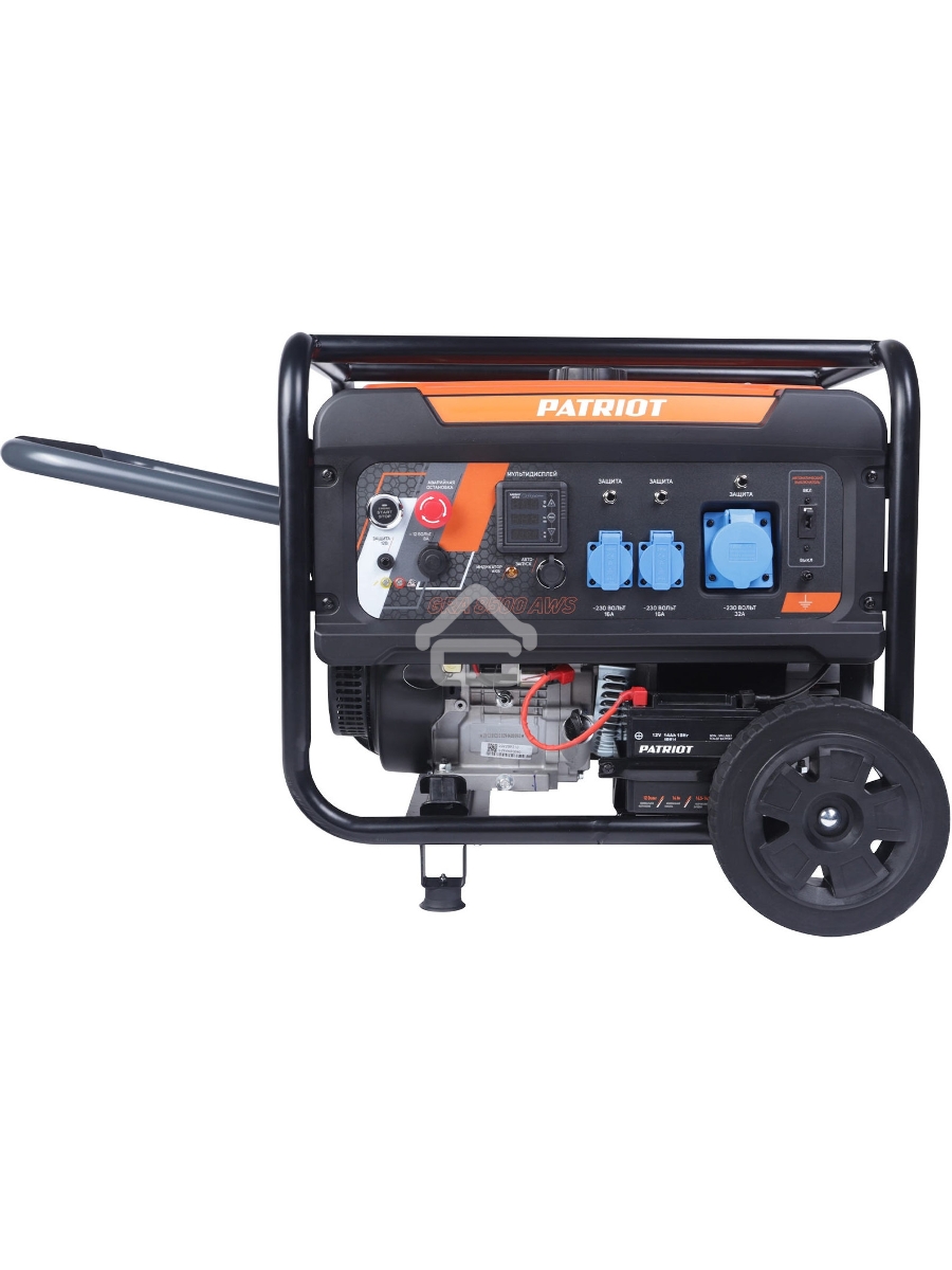 Электрогенератор бензиновый Patriot GRA 8500AWS, 8.5 кВт, 75 дБ, 100 кг