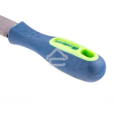 Напильник Сибртех, 250 мм плоский, двухкомпонентная рукоятка, №2