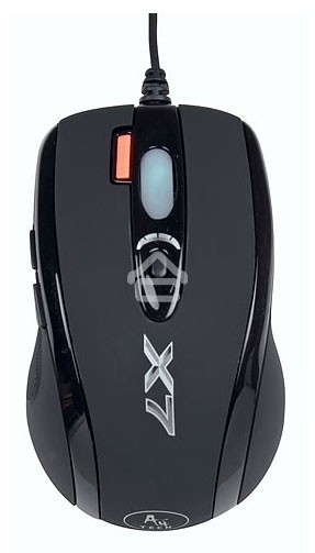 Мышь проводная A4Tech X-710BK черный, 2000 dpi, USB, кнопки - 7