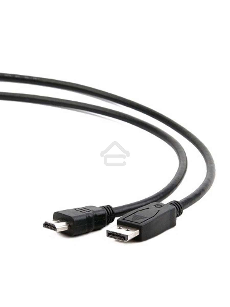 Кабель DisplayPort-HDMI Gembird/Cablexpert 3м, 20M/19M, черный, экран, пакет(CC-DP-HDMI-3M)