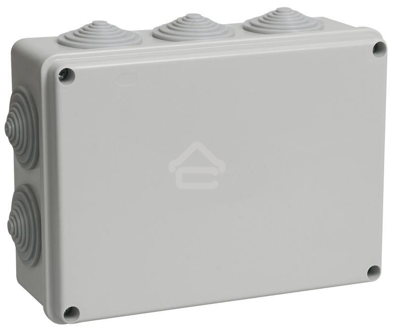 Коробка распаячная ОП 190х140х70 IP44 КМ41243 RAL7035 ИЭК UKO11-190-140-070-K41-44