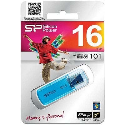 Флешка USB R/W R/W 16Gb Helios 101 SP016GBUF2101V1B USB2.0 синий