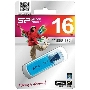 Флеш диск Silicon Power 16Gb Helios 101 SP016GBUF2101V1B USB2.0 синий