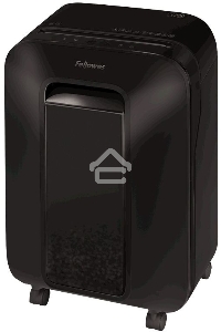 Шредер Fellowes PowerShred LX200 черный (секр.P-4)/перекрестный/12лист./22лтр./скрепки/скобы/пл.карты