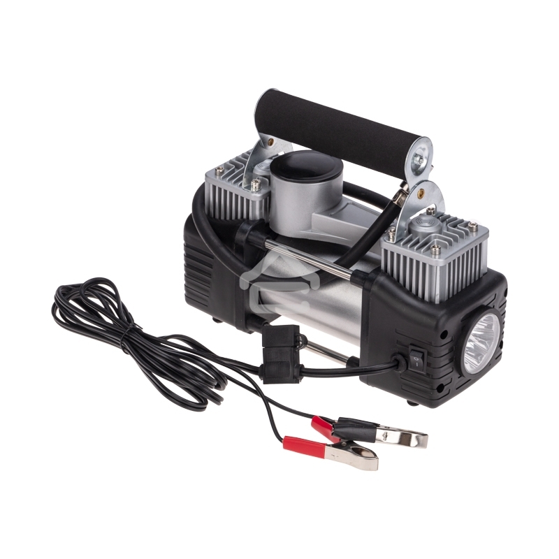 Компрессор автомобильный усиленный двухпоршневой (75л/мин, 10 АТМ) Rexant