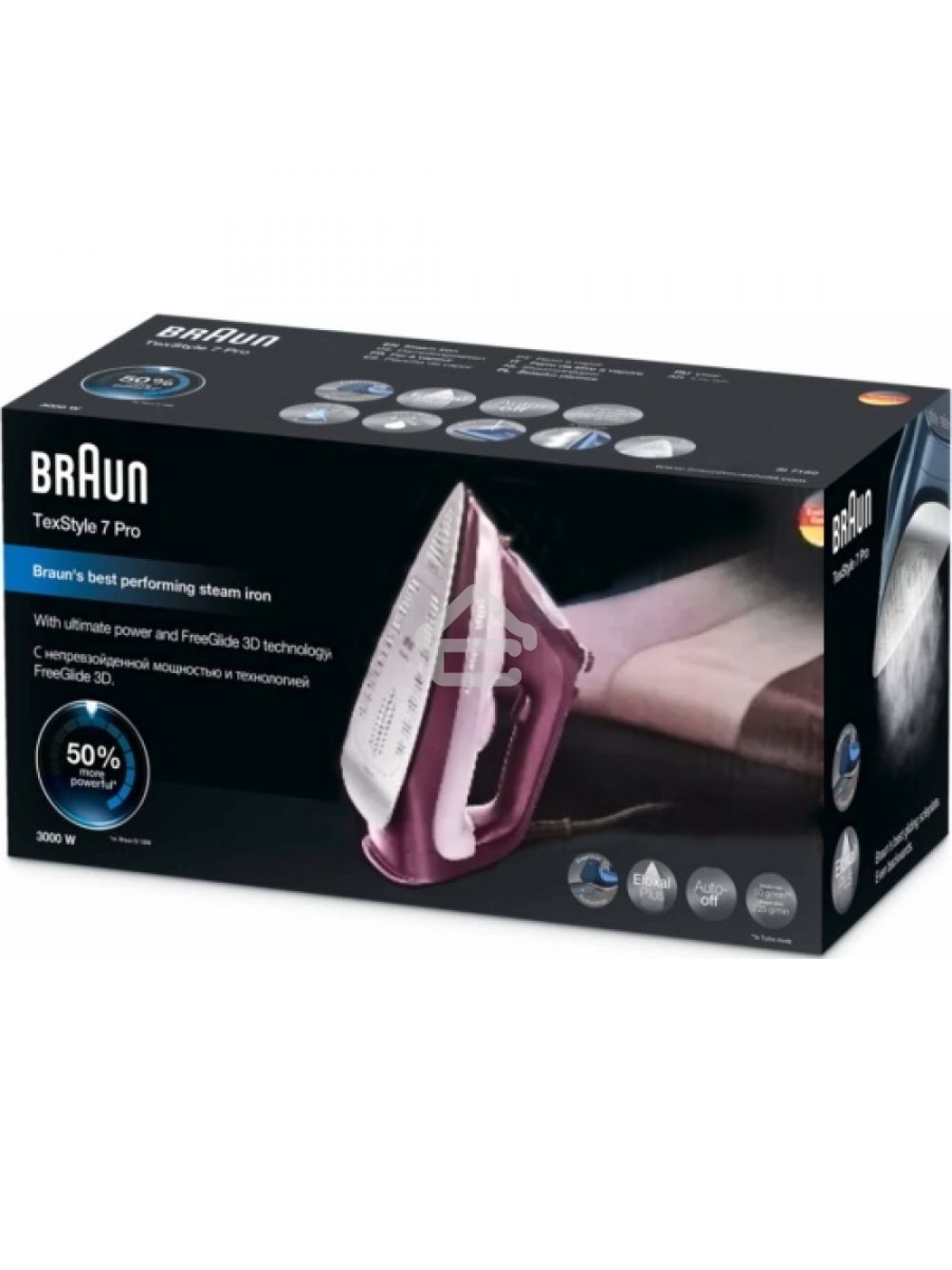 Утюг Braun SI7181VI сиреневый/фиолетовый