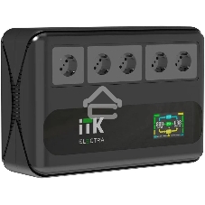 Источник бесперебойного питания Line-interactive 800ВА/480Вт, однофазный, LCD дисплей, с АКБ 1х9AH, 5xSchuko