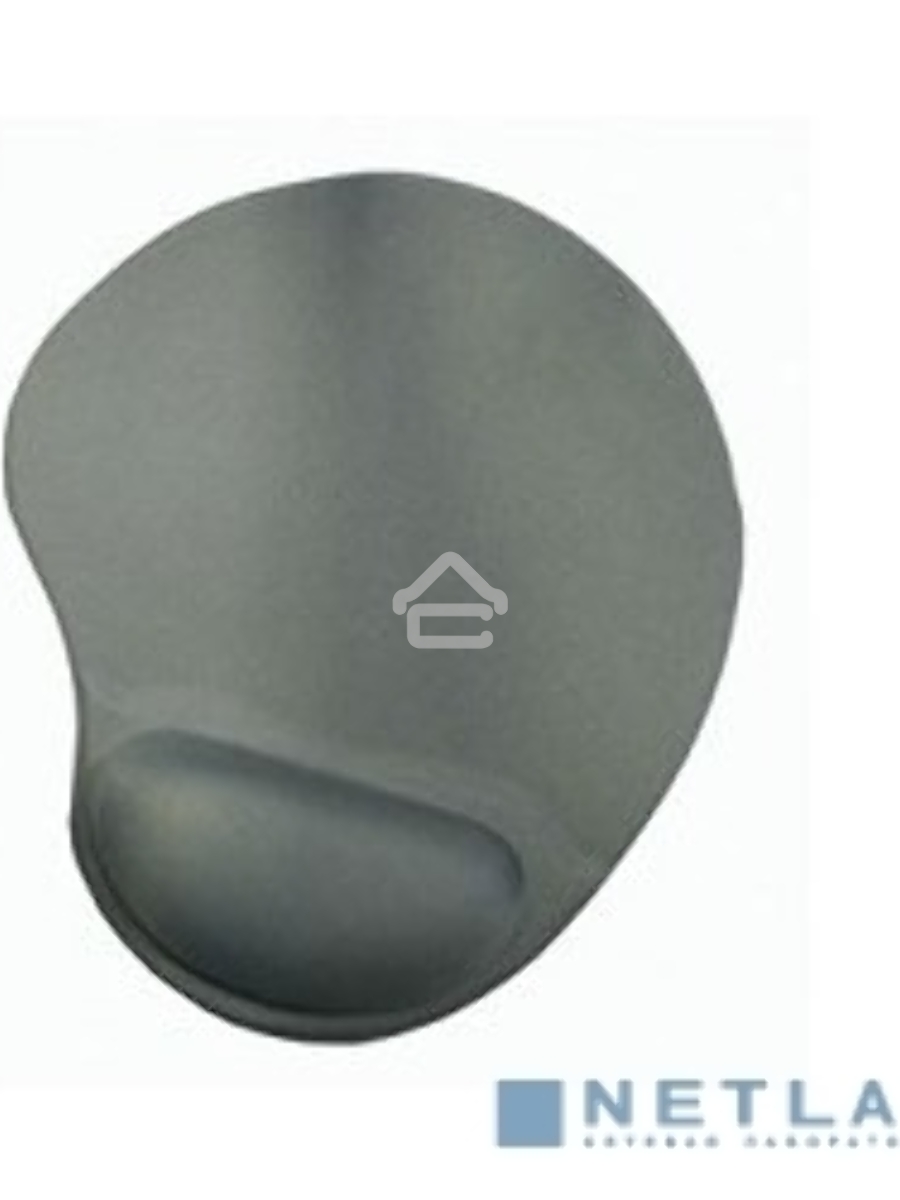 Коврик для мыши гелевый BU-GEL/grey, серый, 230х205х25, BURO