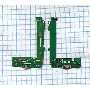 Разъем Micro USB для Microsoft 535 Dual (плата с системным разъемом, микрофоном и шлейфом)