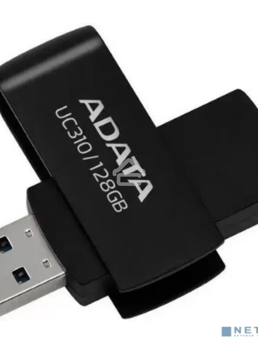 Флеш диск ADATA UC310-128G-RBK BLACK\GR 128GB