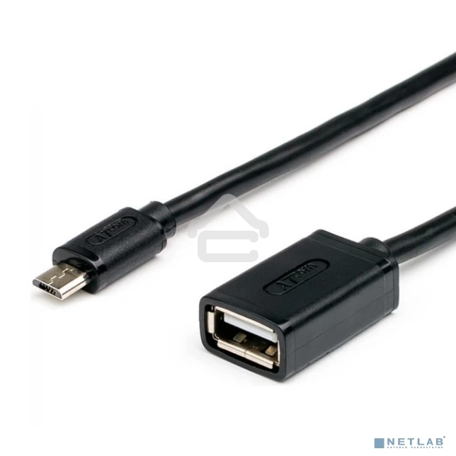 Кабель OTG USB 2.0 ExeGate EX-OTG-USB2-AFmicroBM5P-0.15 (AF/microBm 5P, 0,15м)