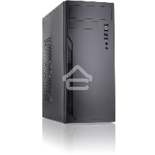 Компьютерный корпус c блоком питания 500 Ватт Case Foxline FL-301, ATX, 1x5.25EXT, 1x3.5EXT, 4x3.5INT, 4xUSB 2.0, HDA, w/o FAN, w/500W ATX PSU, w/1.2m EU pwr cord