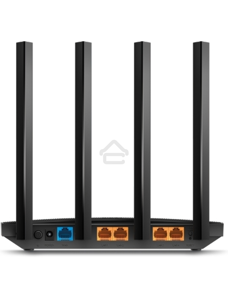 Роутер беспроводной TP-Link Archer C6U AC1200 10/100/1000BASE-TX/4G ready черный