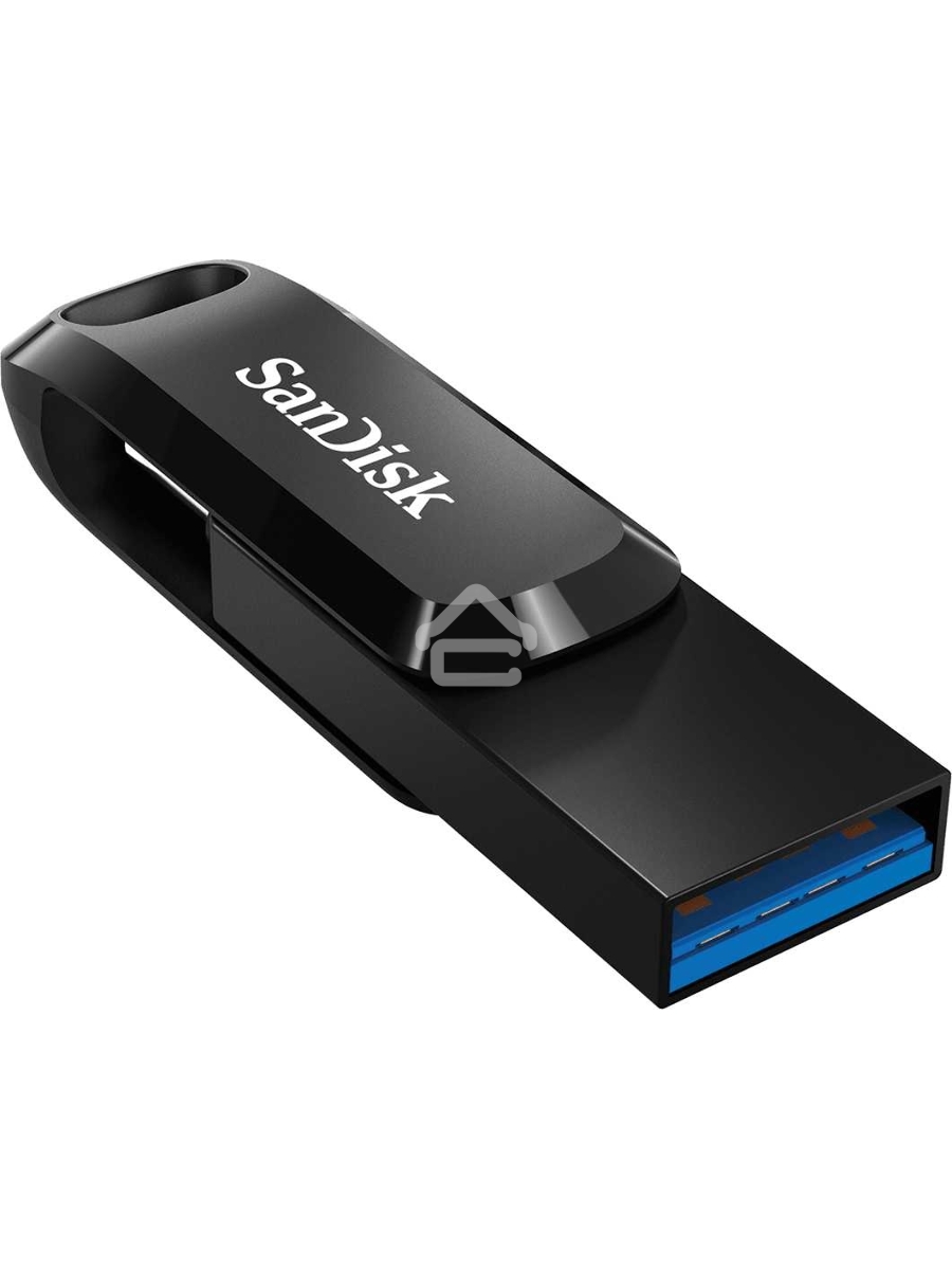 Флеш диск Sandisk 128Gb Ultra Dual Drive Go SDDDC3-128G-G46 USB3.1 черный