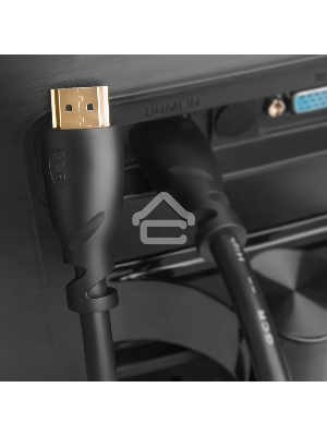 Кабель GCR Premium 1.8m HDMI 2.0, HDR, Ultra HD 4K60 Hz/ 5K30Hz, 3D, Ethernet 18.0 Гбит/с, OD8.0mm, 28/26 AWG, черный