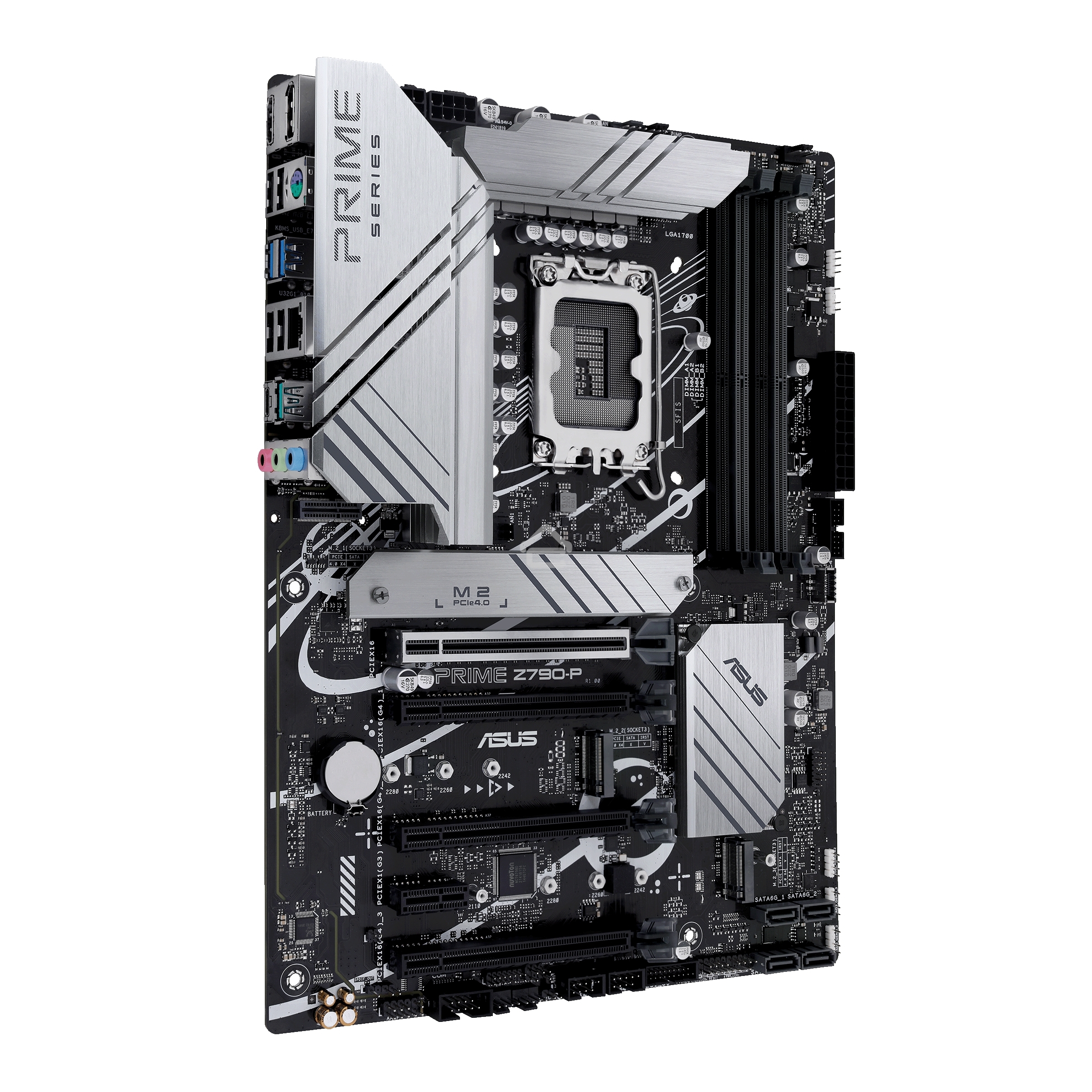 Материнская плата ASUS PRIME Z790-P, LGA 1700, Intel Z790, 4xDDR5, 4xSATA, 3xM.2 PCIe 4.0 x4, 1xPCIe 5.0 x16, 3xPCIe x4, 1xPCIe x1, 1xHDMI, 1xDP, 1xUSB-C 3.2 Gen 2x2, 1xUSB 3.2 Gen 2, 2xUSB 3.2 Gen 1, 4xUSB 2.0, 1x 2.5Gb LAN, 3x3.5 мм, 7.1, ATX
