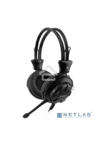 Наушники с микрофоном A4Tech HS-28 черный 1.8м мониторы оголовье (HS-28 (BLACK))