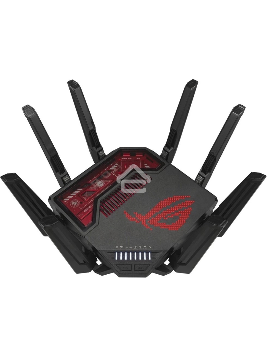 Маршрутизатор ASUS GT-BE19000, черный/красный, 90IG0850-MO9A0V