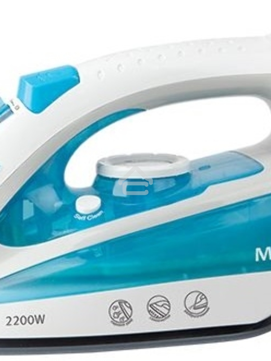 Утюг Maxwell MW-3055B белый/голубой 2200W