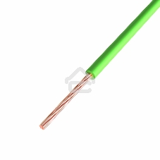 Провод ПГВА Rexant 1х0.50 мм², Cu, зеленый, бухта 500 м