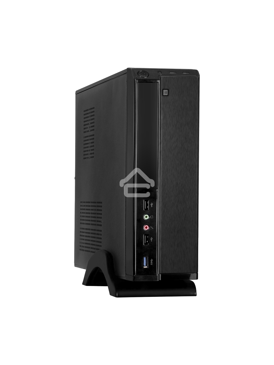 Компьютерный корпус Desktop ExeGate MI-207U-400W-8 (miniITX/mATX, БП M400 с вент. 8см, 1*USB+1*USB3.0, аудио, черный)