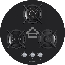 Газовая варочная панель Maunfeld EGHG.43.23CB\G черный