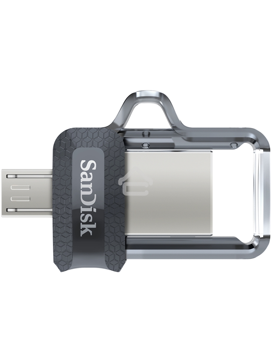 Флеш диск 64GB SanDisk Ultra Android Dual Drive OTG, m3.0/USB 3.0, Black